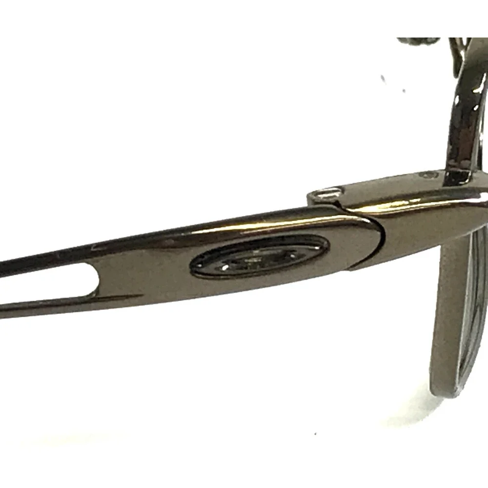 Oakley Eyeglasses Frames Intervene 4.0 Olive Chrome Rectangle Wire Rim 52-18-132